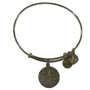 ๐ชท Alex and Ani โPath of Lifeโ in Rafaelian Silver Glitter Charm Bangle